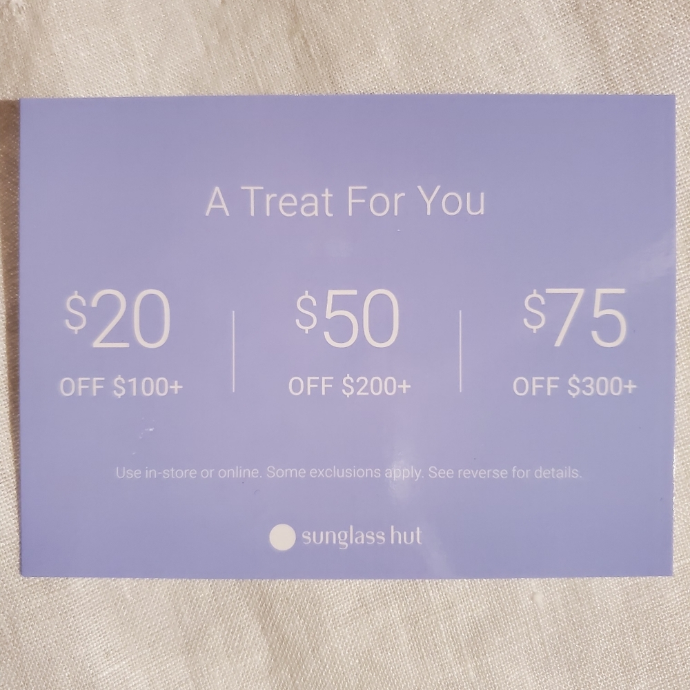 Free Sunglass Hut Coupon